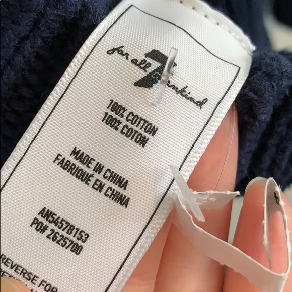 7 for All Mankind Knit Cutout Sweater - Picture 5 of 5